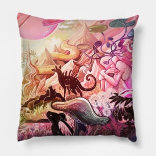 Vivid Dreaming (Right Version) Pillow