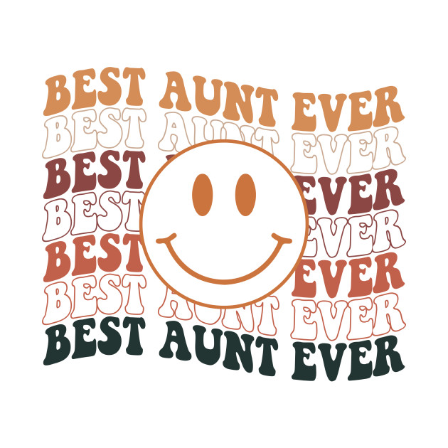 BAE-Best Aunt Ever, Groovy New Aunt, Favorite Aunt, Auntie, Pregnancy Announcement (2 Sided) by artbyGreen