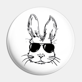 Easter Bunny Sunglasses Pin