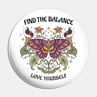 Find the balance love yourself Pin