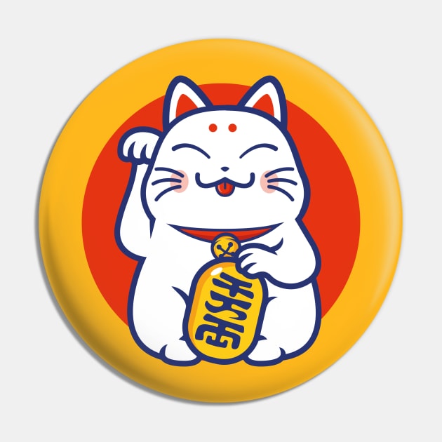 Lucky cat - Maneki-neko Pin by redwane