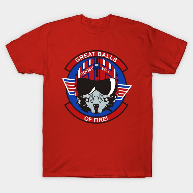 Top Gun Goose Helmet Shirt