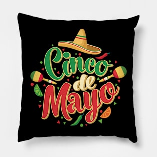 Cinco de Mayo Designs Pillow