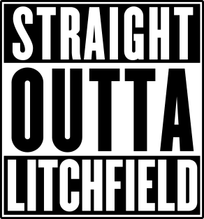 Straight Outta Litchfield Magnet