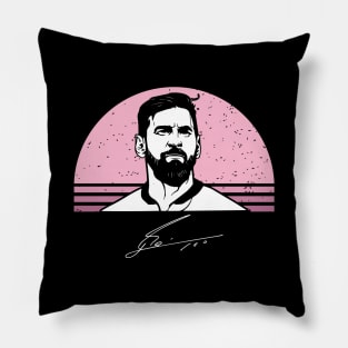 Leo Messi In Inter Miami Pillow