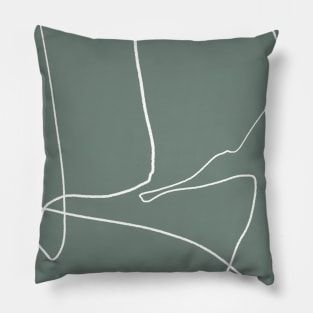 Abstract green pattern Pillow