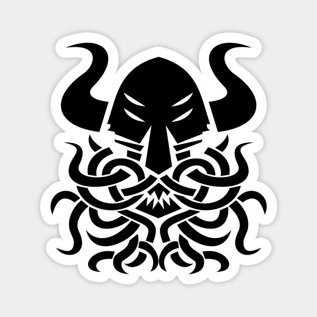 Cthulhu Viking Magnet by Johnitees