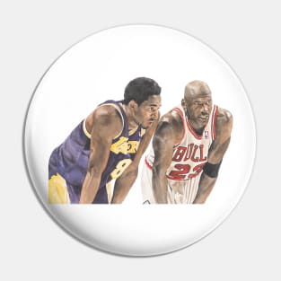 BASKETBALLART - GOAT 23 8 Pin