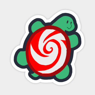 Peppermint Turtle Magnet