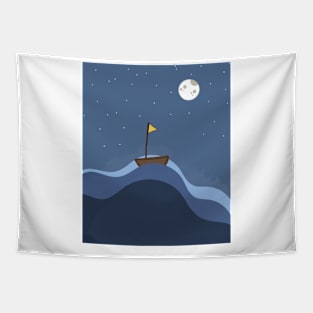 Sailing alone Tapestry