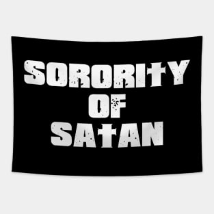 Sorority of Satan Movie Logo Tapestry