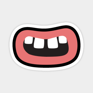 funny teeth smile Magnet