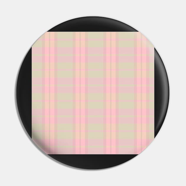 Pastel Aesthetic Daviana 2 Hand Drawn Textured Plaid Pattern Pin by GenAumonier