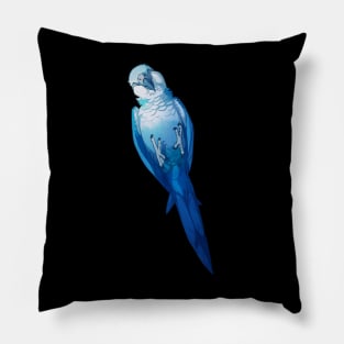 Playful Blue Spix Happy pet macaw parrot Pillow