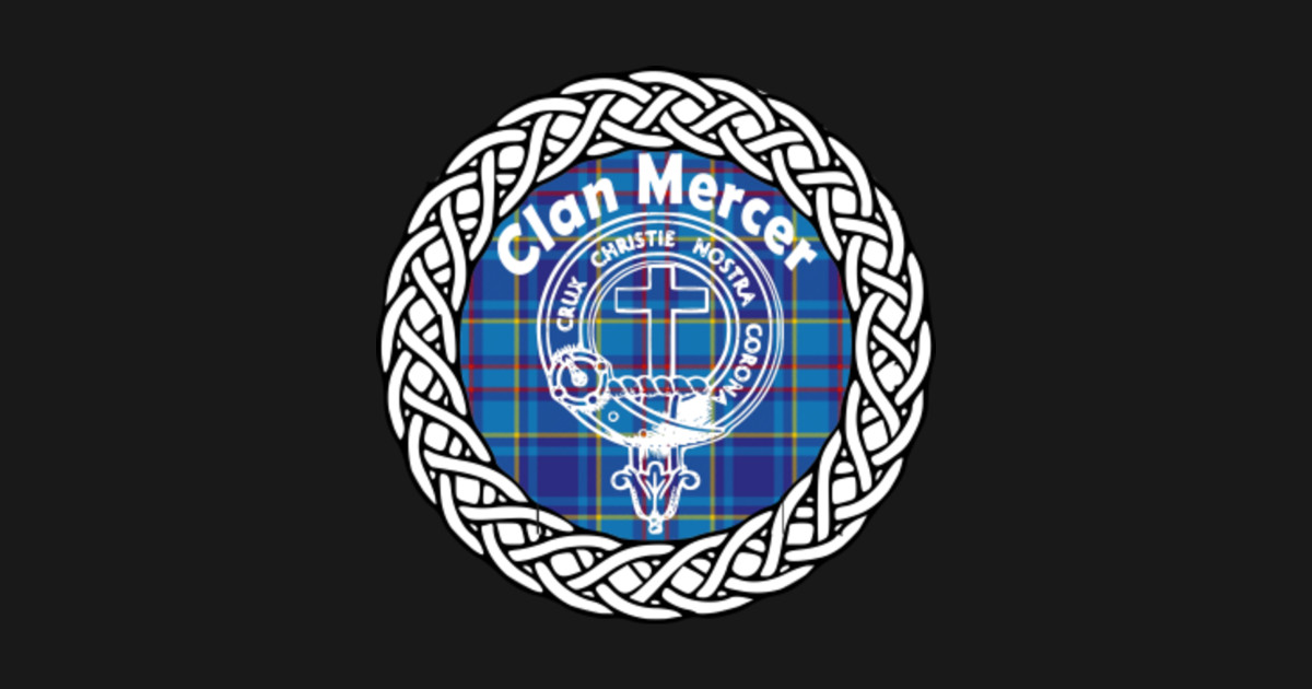 Clan Mercer surname last name tartan crest badge Mercer Long Sleeve TShirt TeePublic