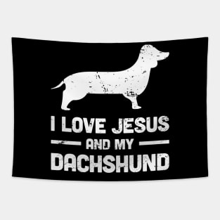 Boxer - Funny Jesus Christian Dog Tapestry