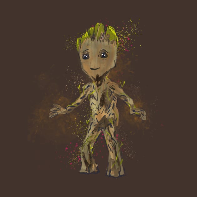 I am (baby) Groot by MikeBrennanAD