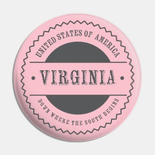 Virginia State Pin