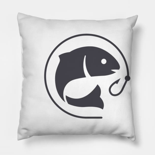 fishing Pillow by busines_night