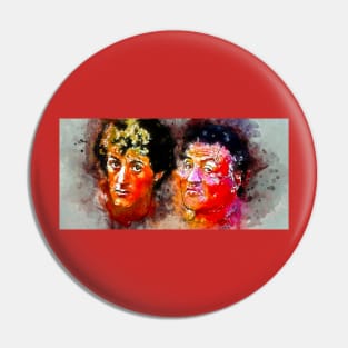 Stallone Portraits Pin