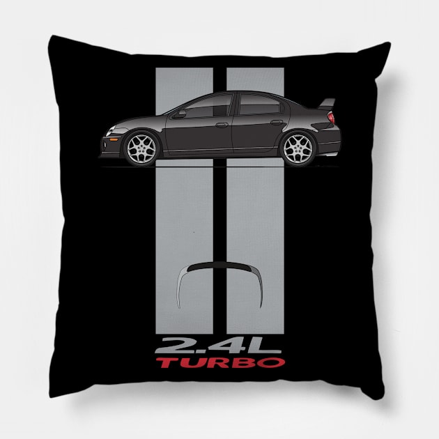 Stripes Black Pillow by JRCustoms44