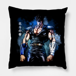 Kenshiro's Path Fist Of The North Star's Heroic Journey Pillow