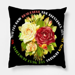 Mother s day, Beautiful flowers for my lovely mom, mother's day Pillow
