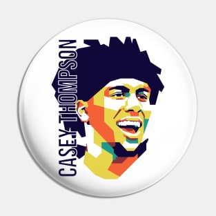 Casey Thompson On WPAP Art Pin