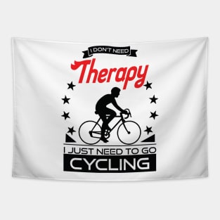 Cycling - Better Than Therapy Gift For Racing Cyclists Tapestry