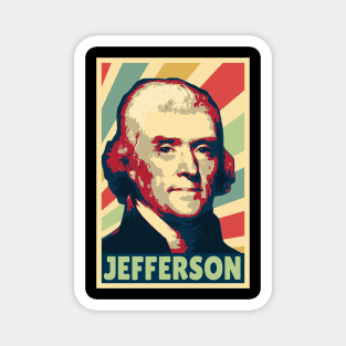 Thomas Jefferson Vintage Colors Magnet