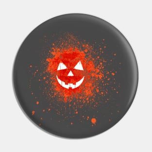 Halloween Bloody Pumpkin Face Pin