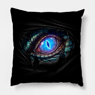 Dragon's Eye blue Pillow