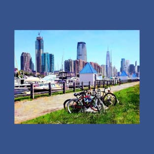 Liberty State Park - Parked Bicycles T-Shirt