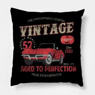 50th Birthday Gift for Men Vintage 1974 Aged to Perfection Vintage Truck - 50th Birthday Pillow