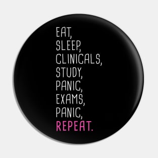 Funny Nursing Student Quote Pin