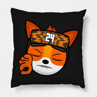 Triumphant Gamer Fox PWNZR Pillow