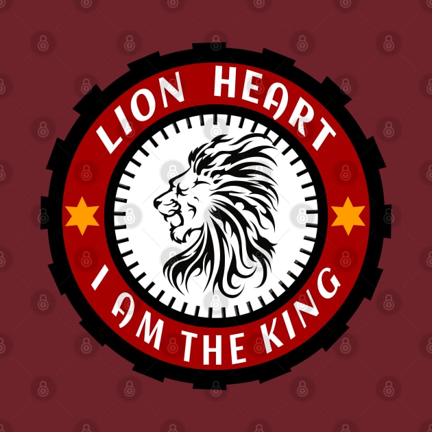 I Am the King Lion Best Selling Lion King Design by Global Creation