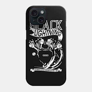 Lightning Black Phone Case