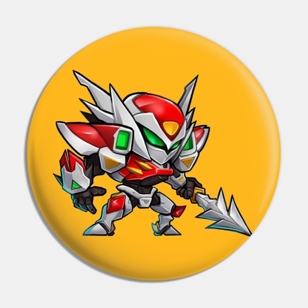 Tekkaman Blade Pin by mprokolo corgi