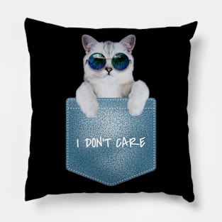 I Don't Care Pillow