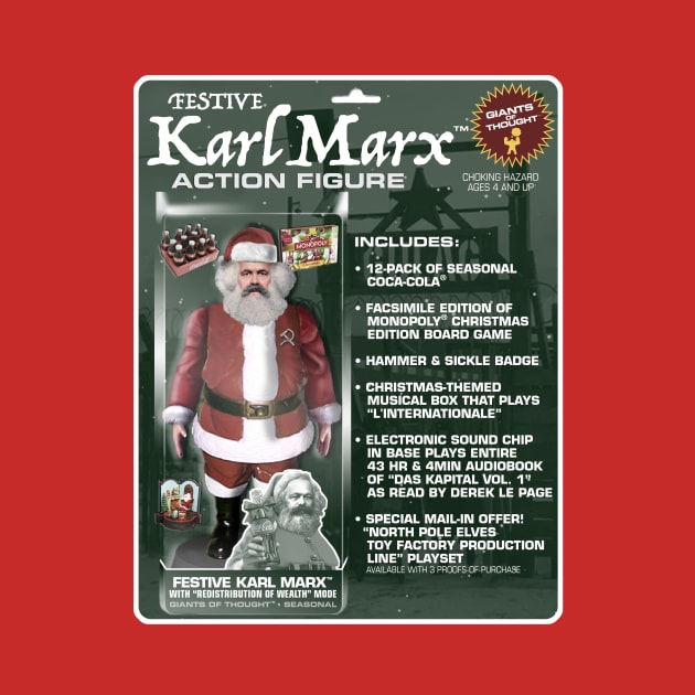 Festive Karl Marx Action Figure by GiantsOfThought