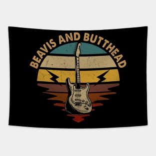 Vintage Guitar Proud To Be Beavis Name Retro Tapestry