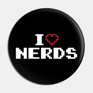 I Love Nerds v5 Pin