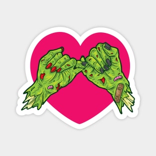 Zombie Pinky Promise Magnet