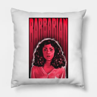 Barbarian Movie Art Pillow