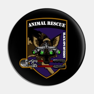 Animal Rescue Black Ops Division Pin