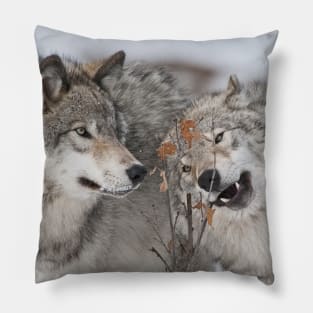 Timber Wolves Pillow