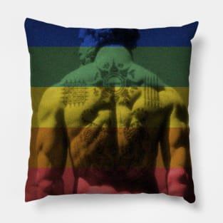Greek pride aesthetics Pillow