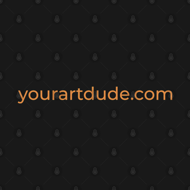 YourArtDude Logo In Lime And Magenta by yourartdude