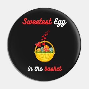 Sweet person sweet easter egg funny sweet easter pun heart easter egg Pin